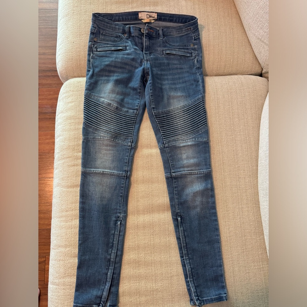 Dittos Ribbed Leggings Jeans Size 27